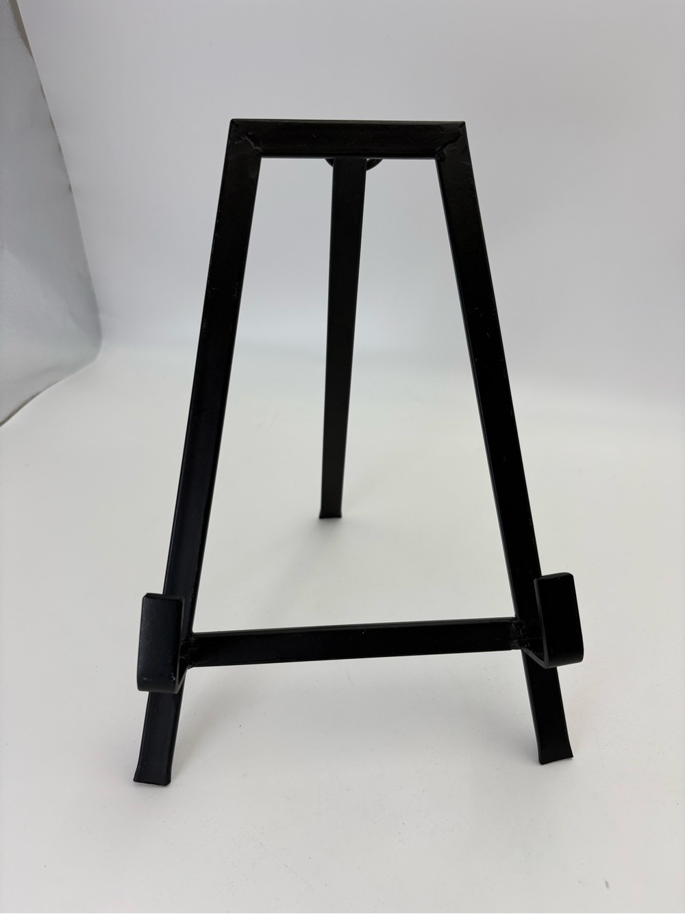 Large Black Metal Display Easel Stand - Heavy Duty